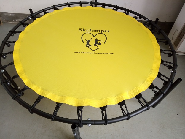 Children Jumping Trampoline