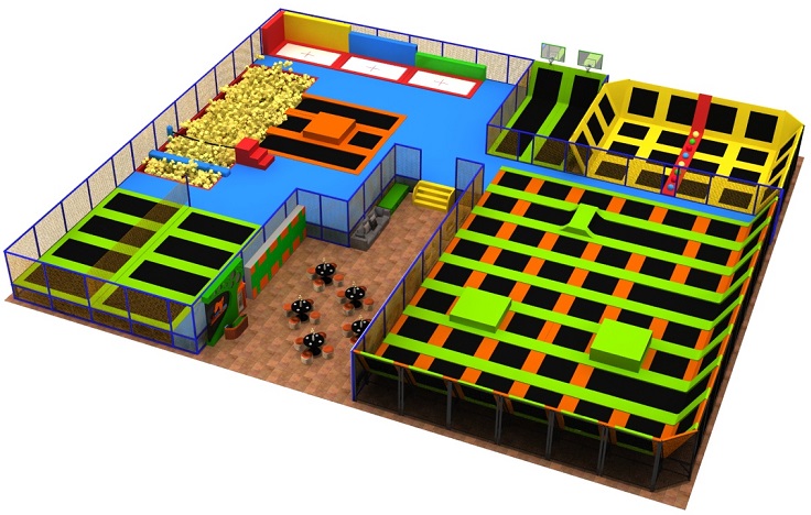Indoor Trampoline Park Design